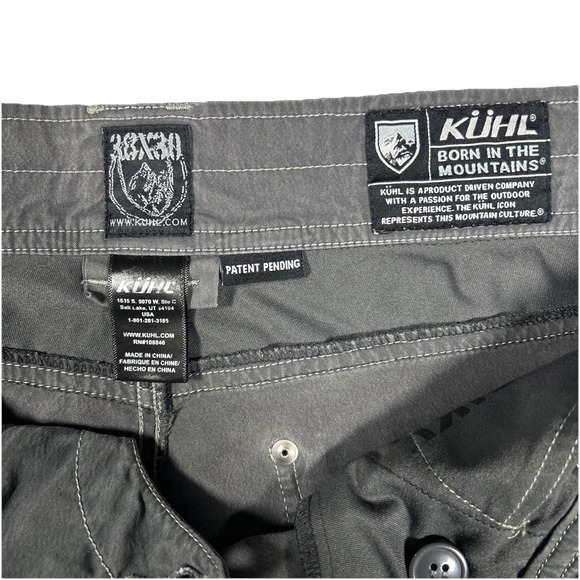 Kuhl Radikl Pants Mens 38x30 Gray Stretch Outdoor Hiking Casual Straight Leg - Picture 5 of 11
